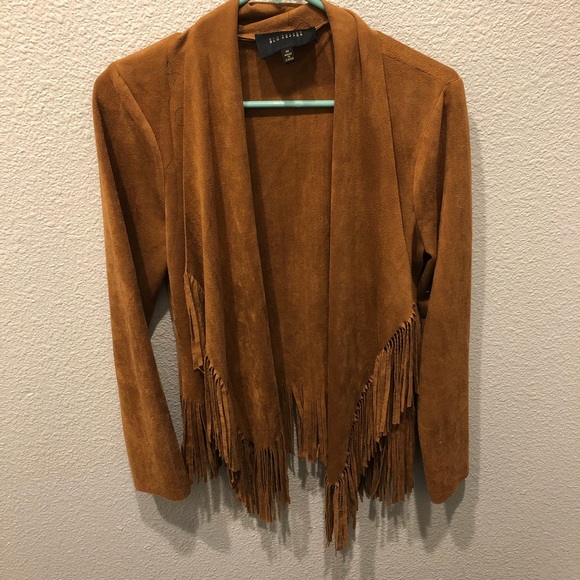 Blu Pepper Faux Suede Jacket - Picture 5 of 7